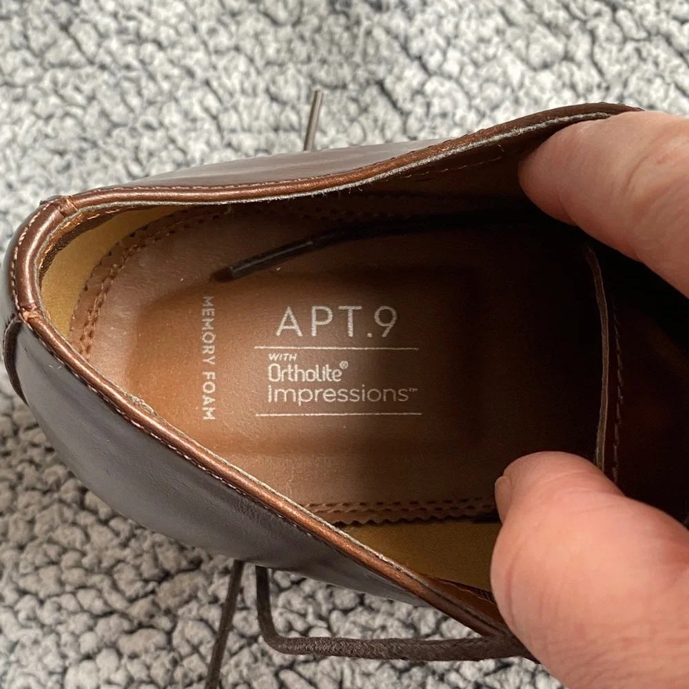 Apt. 9 Rich Brown Leather Derbys